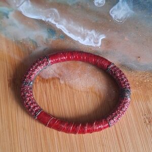 KMO red bracelet